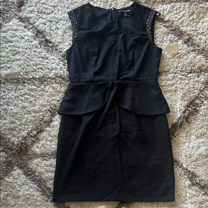 Forever 21 Black Peplum Mini Dress